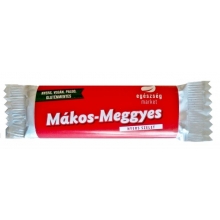 Egészségmarket mákos-meggyes nyers szelet