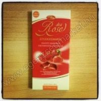 Dia Rose töltött tejes táblacsoki fruktózzal-epres 100g