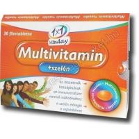 1x1 vitaday multivitamin+szelén tabletta 30db