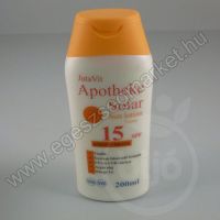 Jutavit apotheke solar naptej spf15, 200 ml