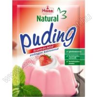 Haas puding szamóca natural 40 g   (OÉTI:3844/2008)