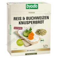 Byodo bio gluténmentes hajdina és rizs kenyérlapok 120g