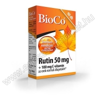 BioCo Rutin 50mg + 100mg C-vitamin tabletta