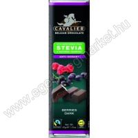 Cavalier bogyós gyümölcsös étcsokoládé (töltelék nélkül) 40 g