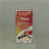 Torras gluténmentes tejcsokoládé almás 75 g