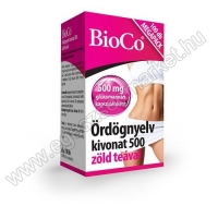 BioCo Ördögnyelv kivonat 500 zöld teával tabletta Megapack