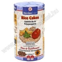 Benlian puffasztott rizs szelet len- és napraforgómaggal, 100 g