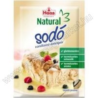 Haas natural vanilia ízű öntet por 15g